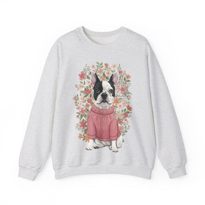 Piebald Frenchie Bouquet Sweatshirt