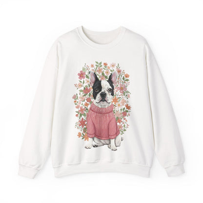 Piebald Frenchie Bouquet Sweatshirt