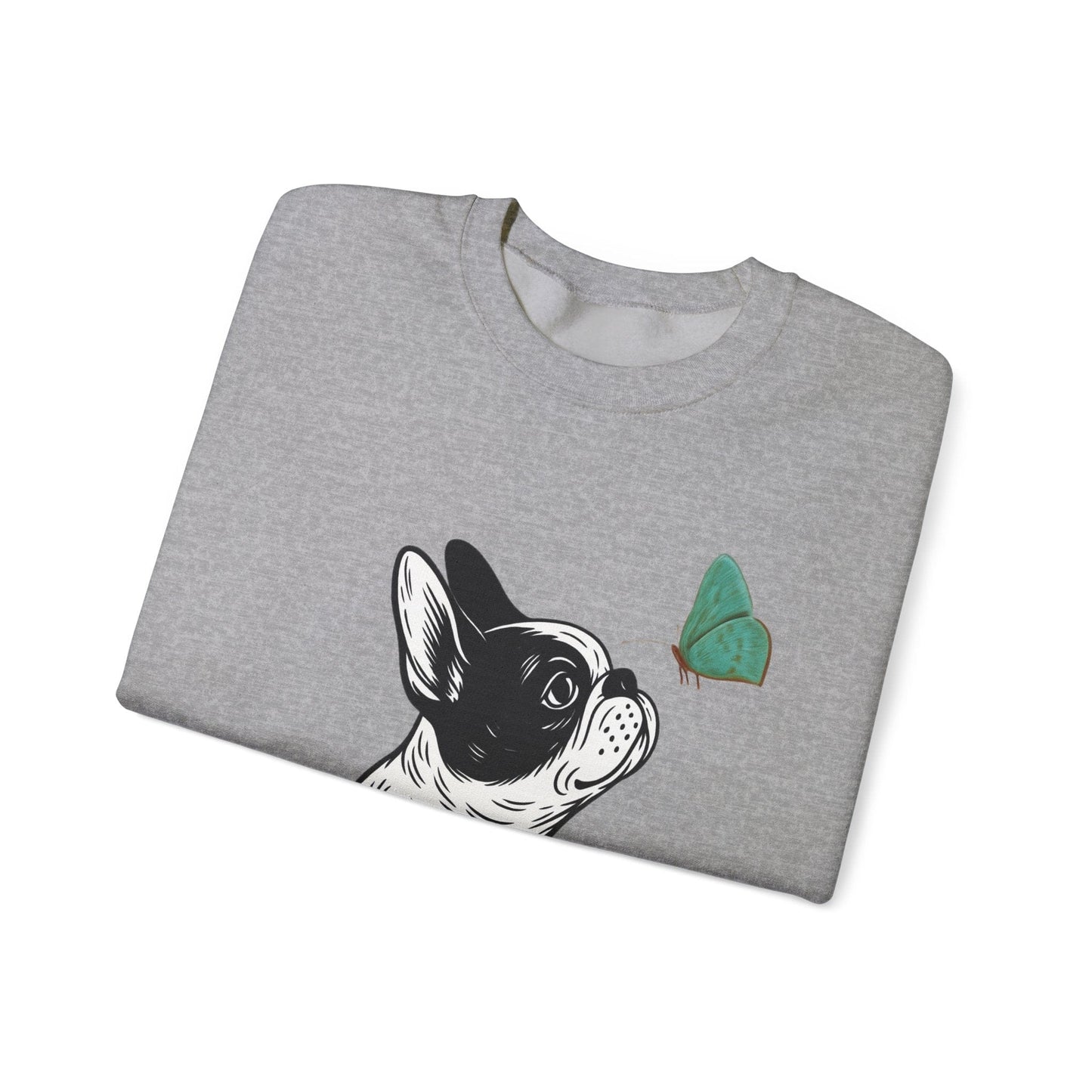 Piebald Frenchie Butterflies Sweatshirt