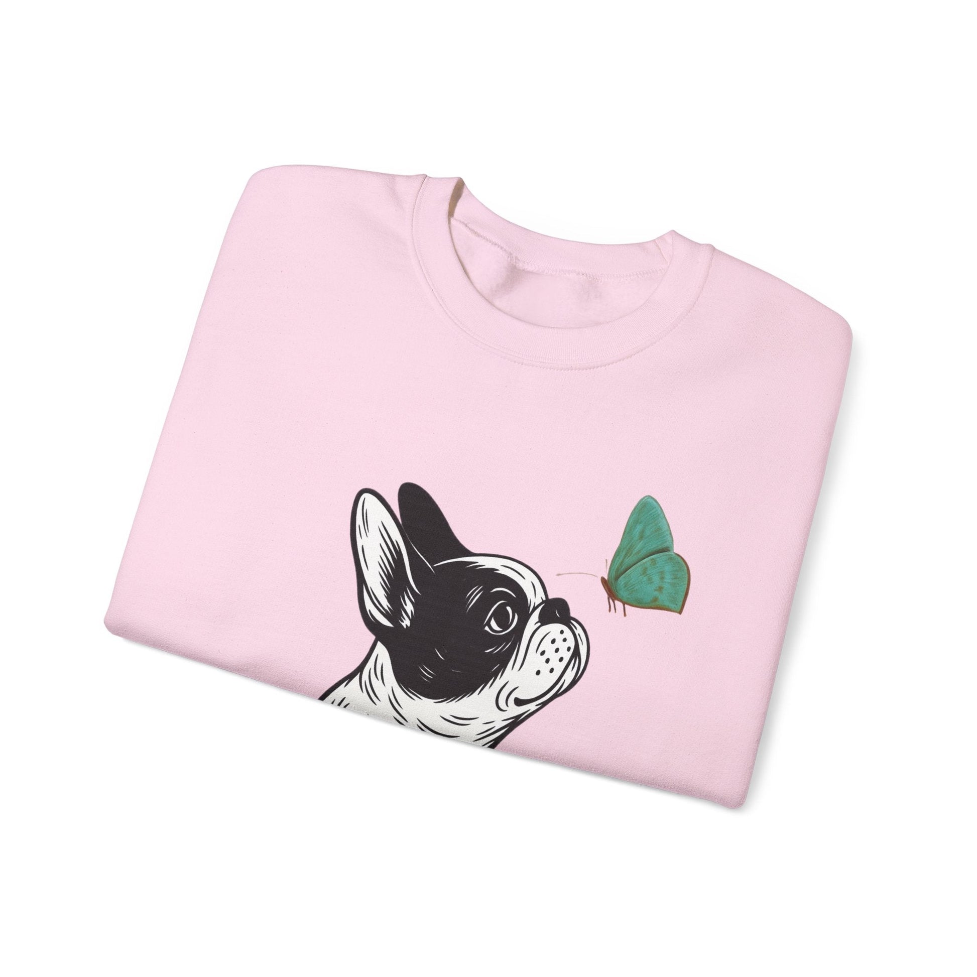 Piebald Frenchie Butterflies Sweatshirt