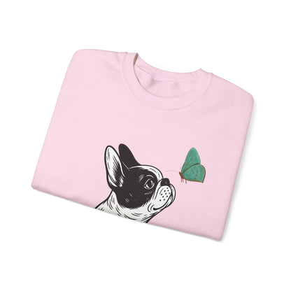 Piebald Frenchie Butterflies Sweatshirt