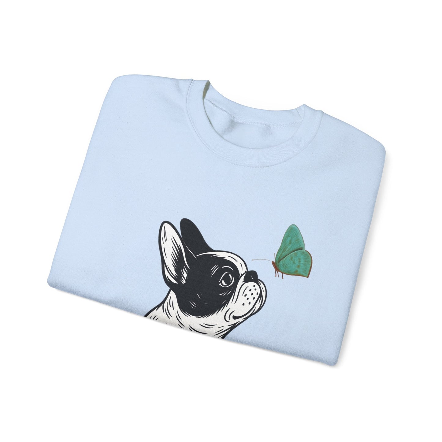 Piebald Frenchie Butterflies Sweatshirt