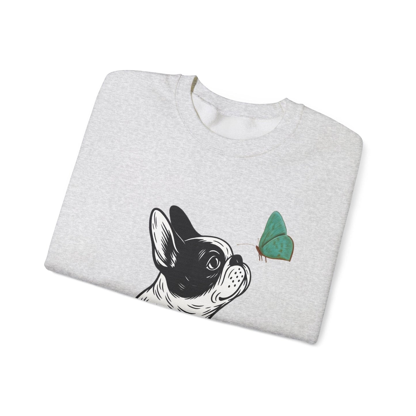 Piebald Frenchie Butterflies Sweatshirt