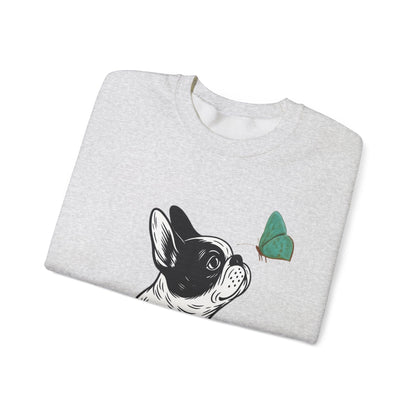 Piebald Frenchie Butterflies Sweatshirt