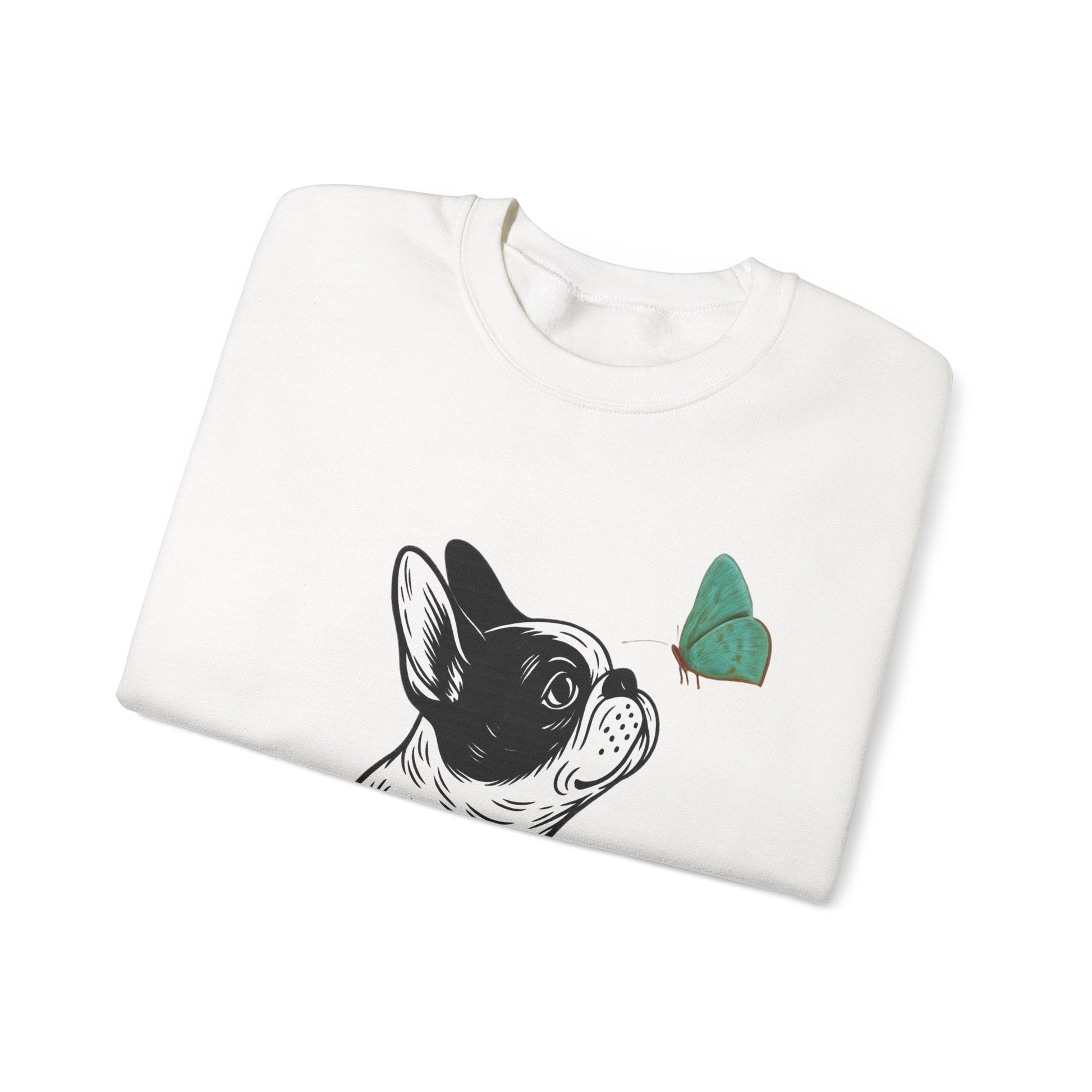 Piebald Frenchie Butterflies Sweatshirt