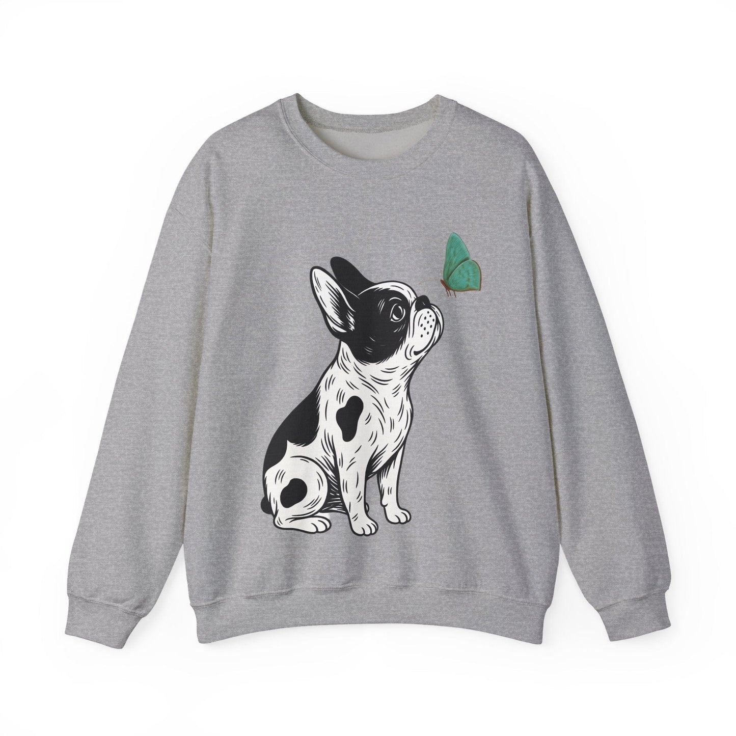 Piebald Frenchie Butterflies Sweatshirt