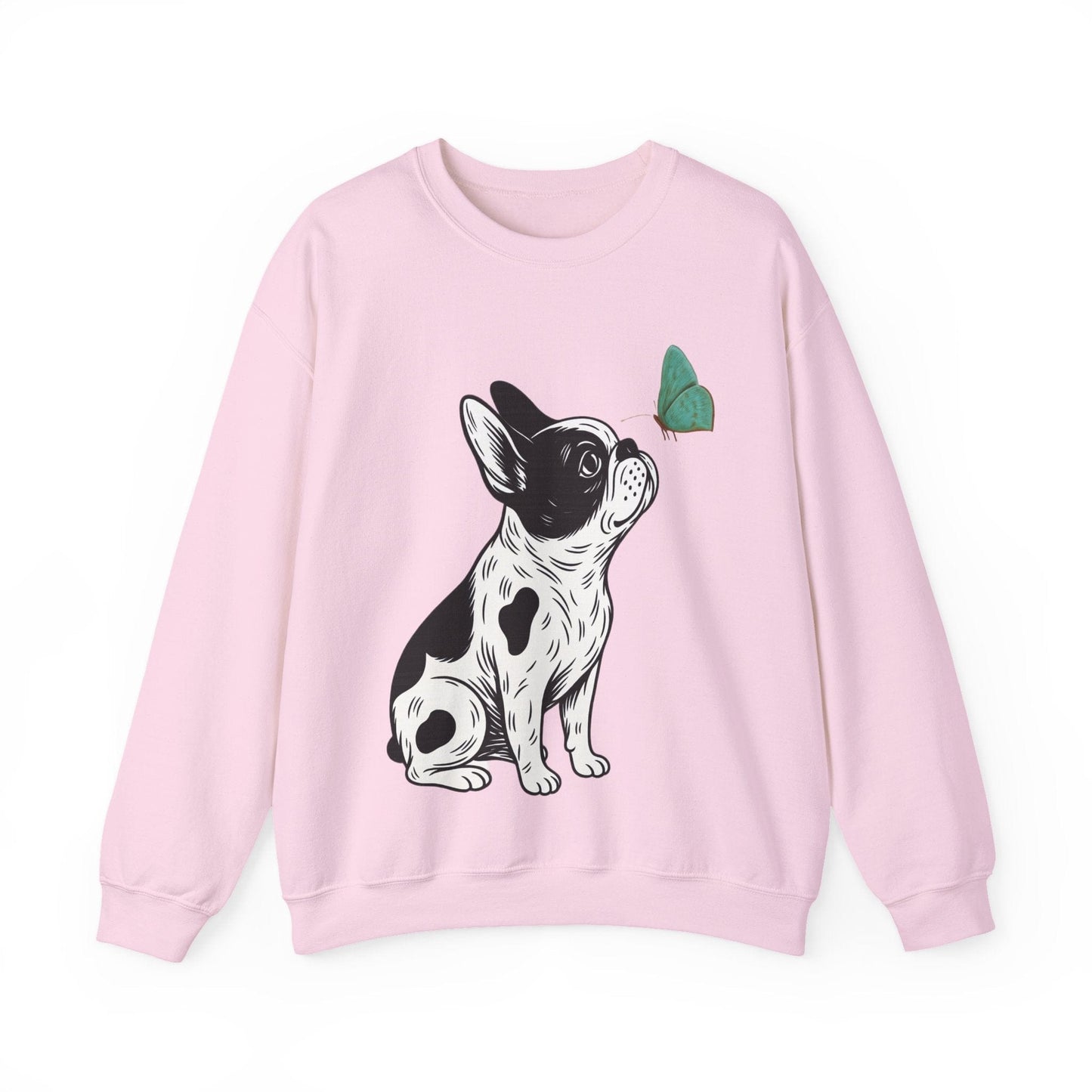 Piebald Frenchie Butterflies Sweatshirt