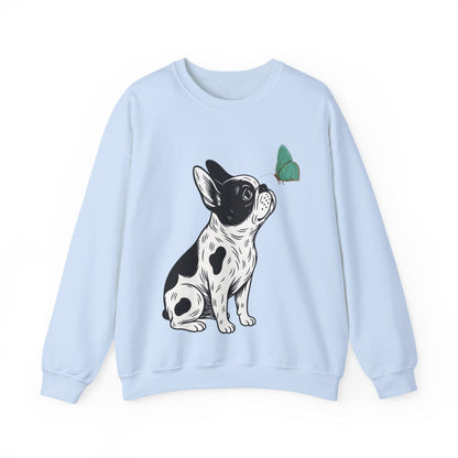 Piebald Frenchie Butterflies Sweatshirt