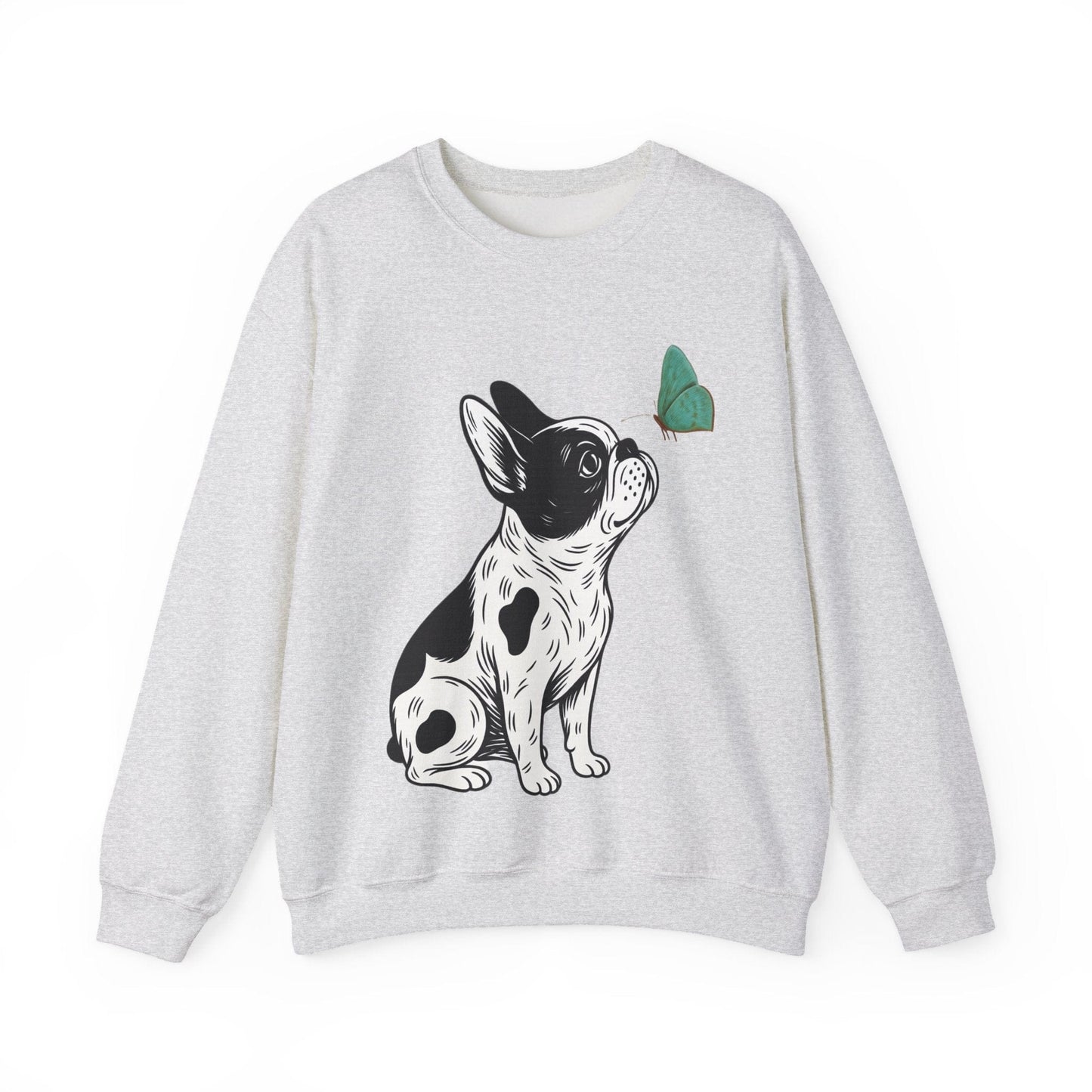 Piebald Frenchie Butterflies Sweatshirt