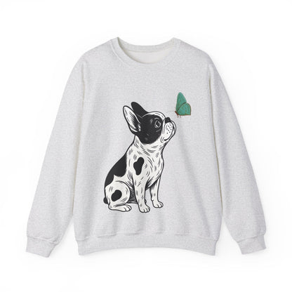 Piebald Frenchie Butterflies Sweatshirt