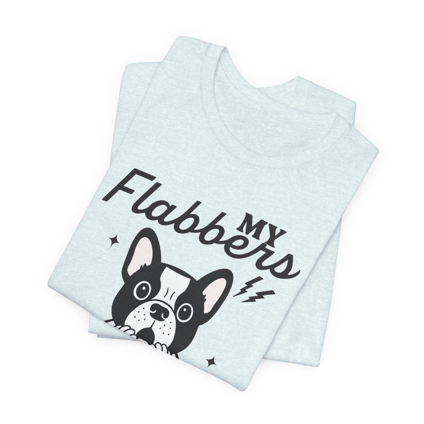 Piebald Frenchie Flabbergasted Tshirt