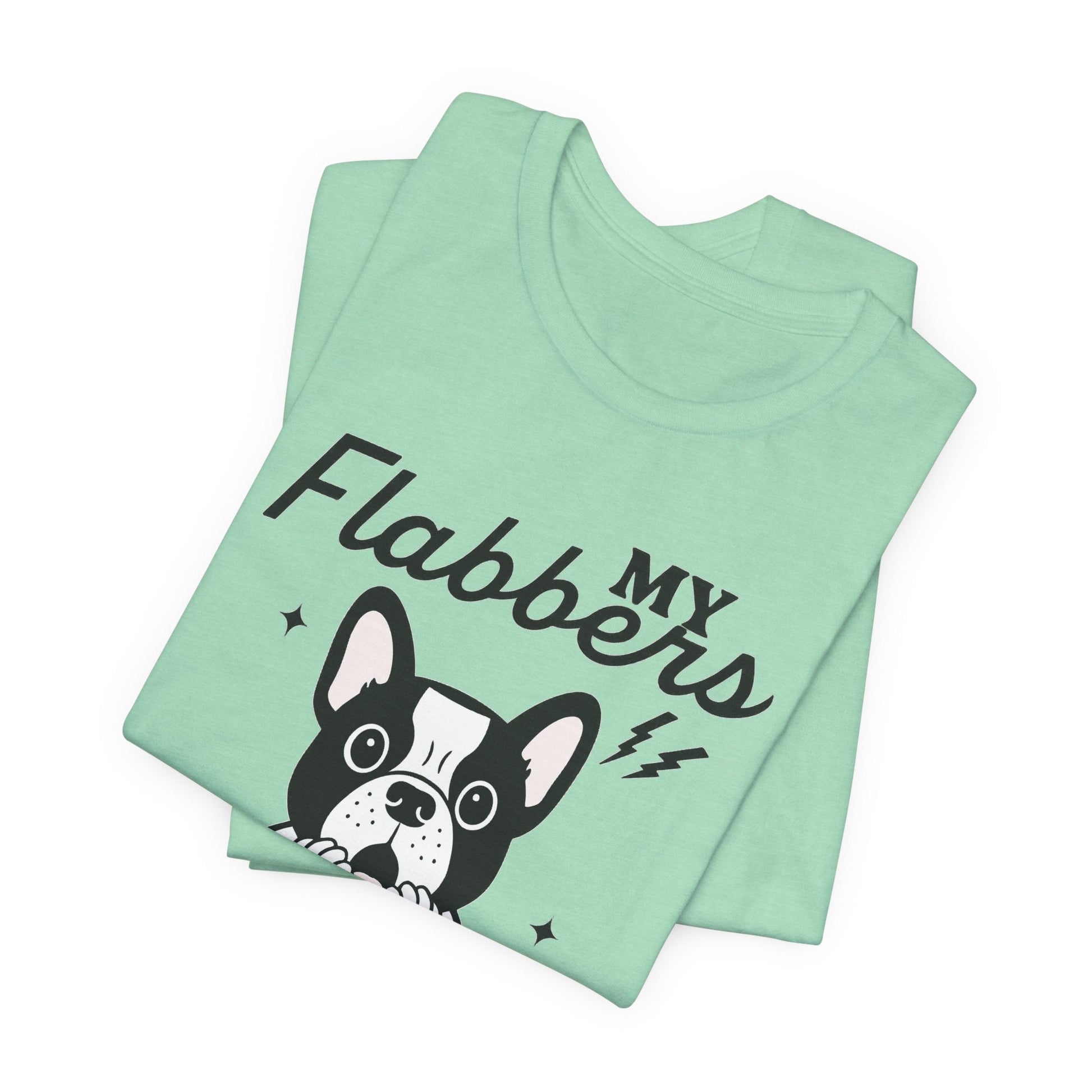 Piebald Frenchie Flabbergasted Tshirt