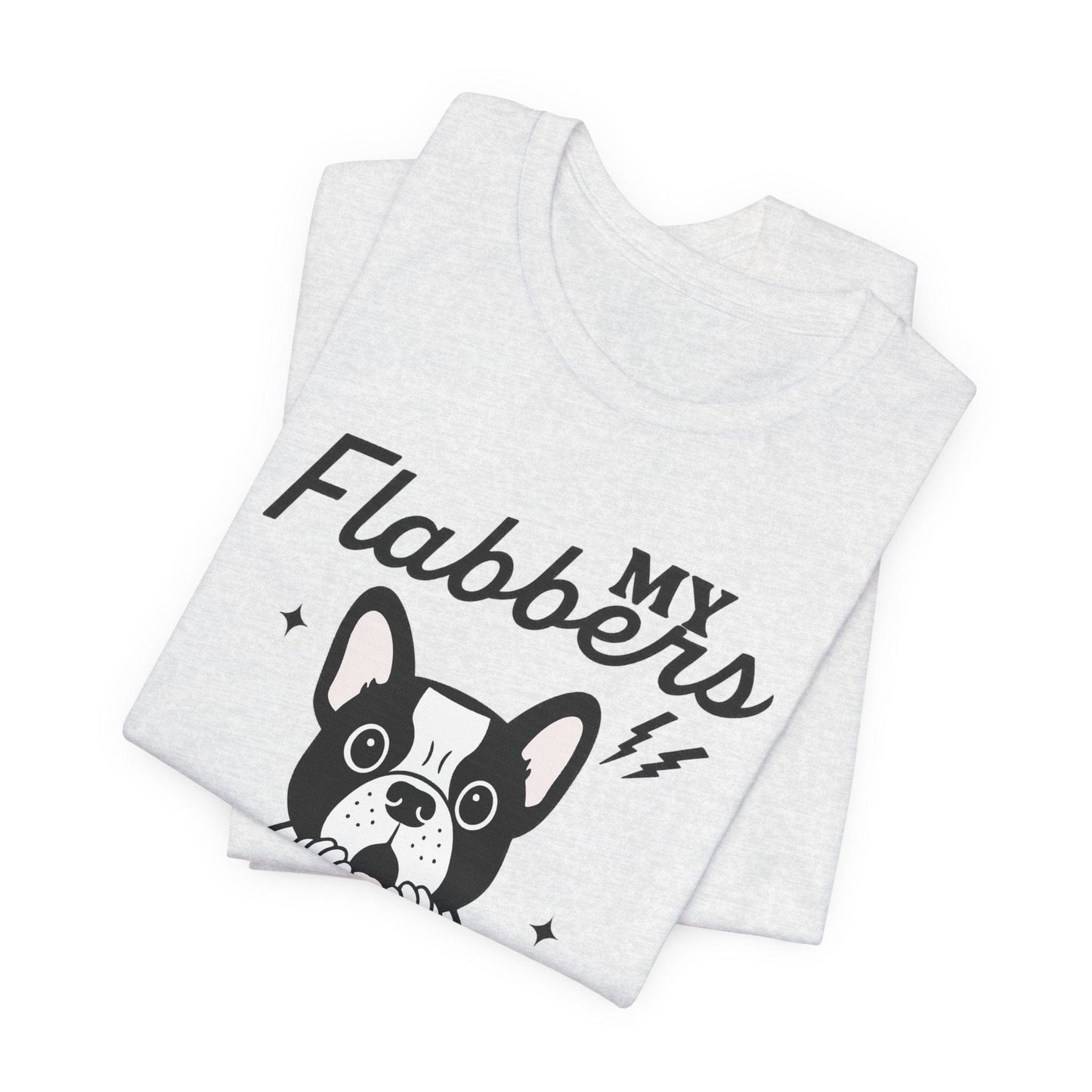 Piebald Frenchie Flabbergasted Tshirt