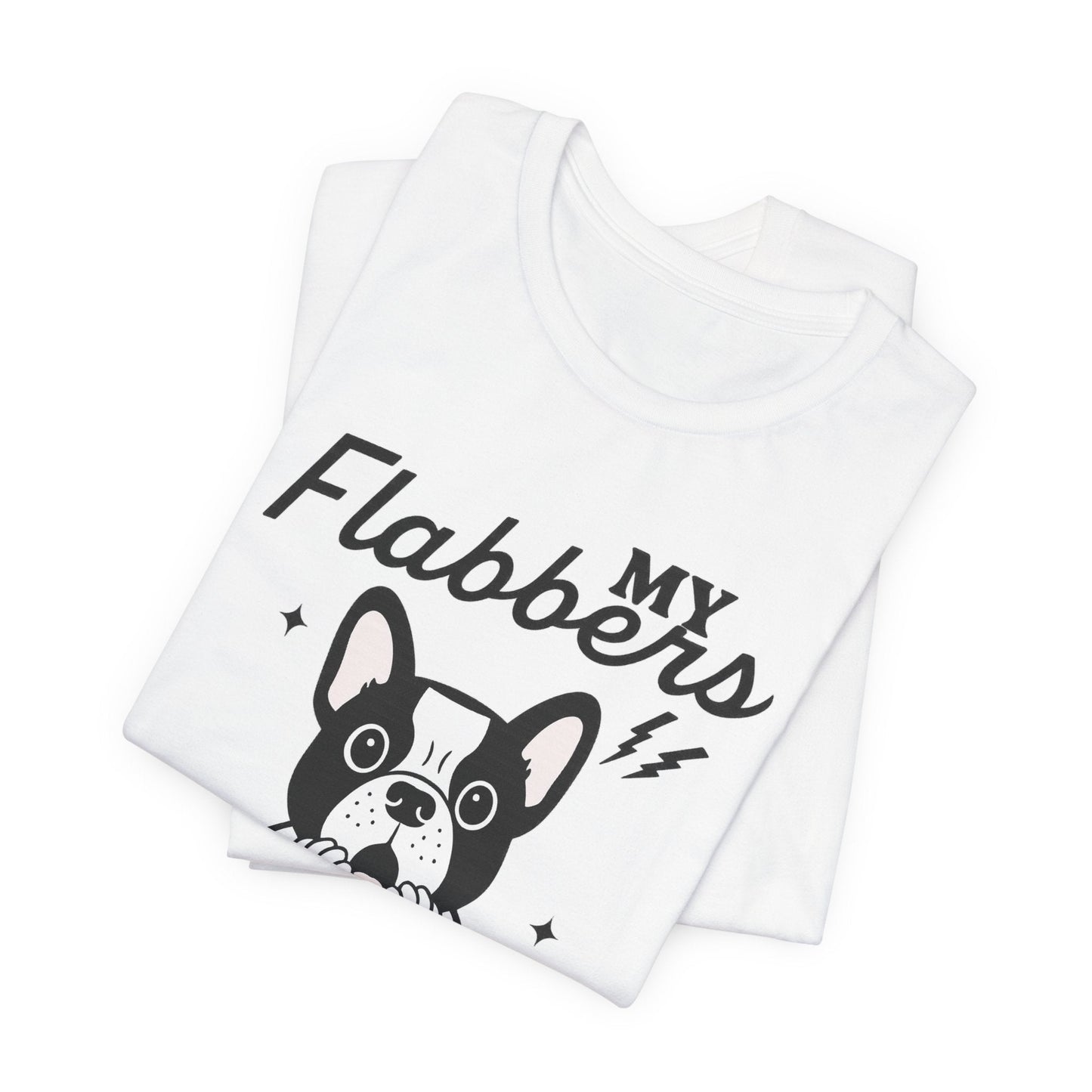 Piebald Frenchie Flabbergasted Tshirt