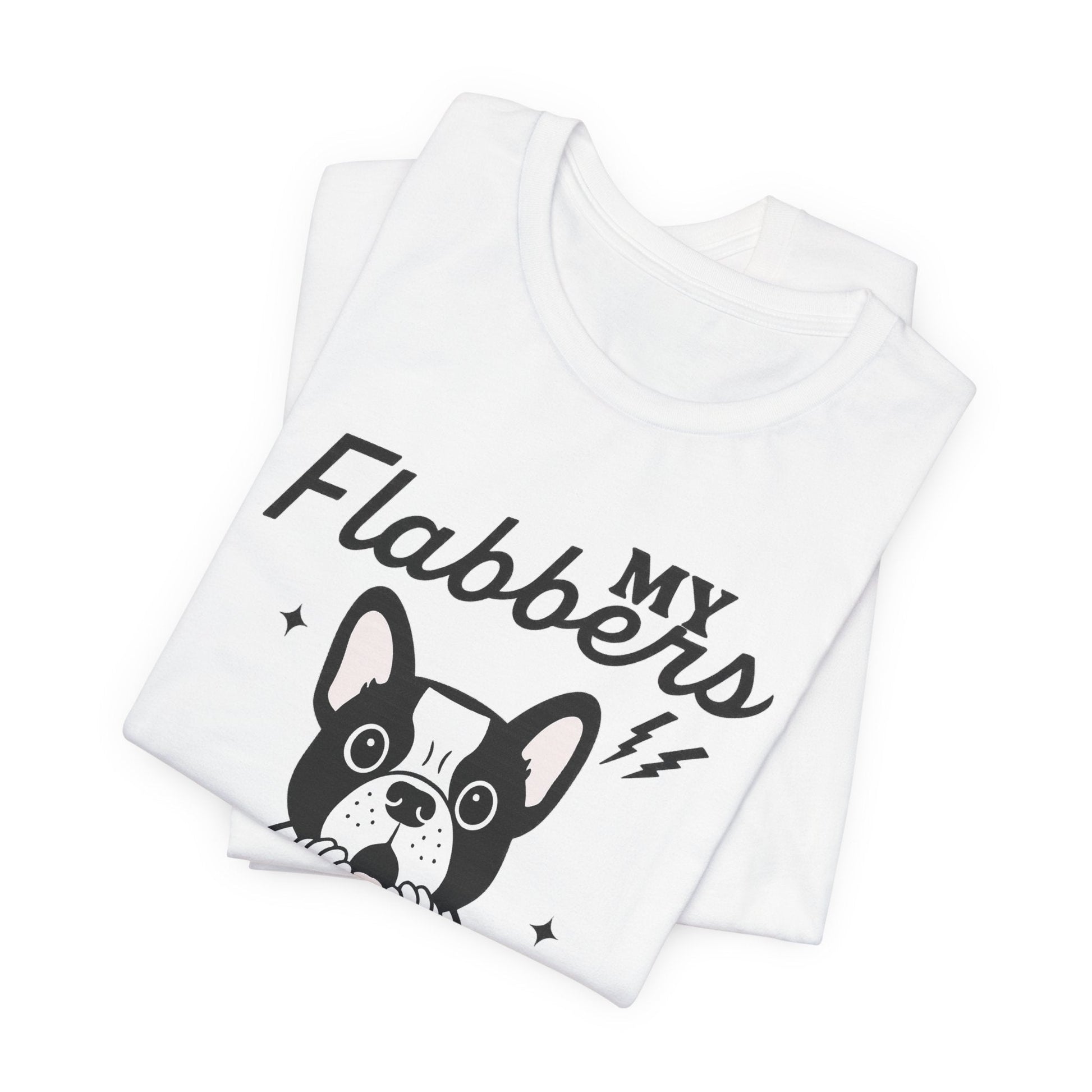 Piebald Frenchie Flabbergasted Tshirt