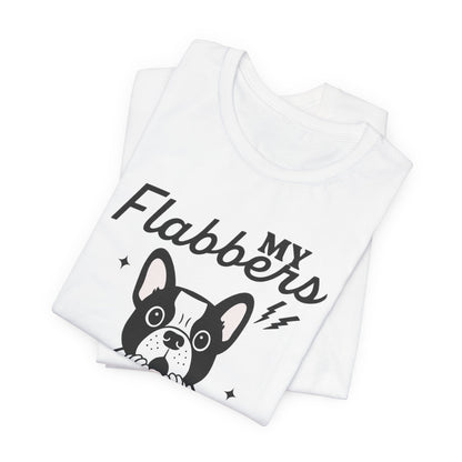 Piebald Frenchie Flabbergasted Tshirt