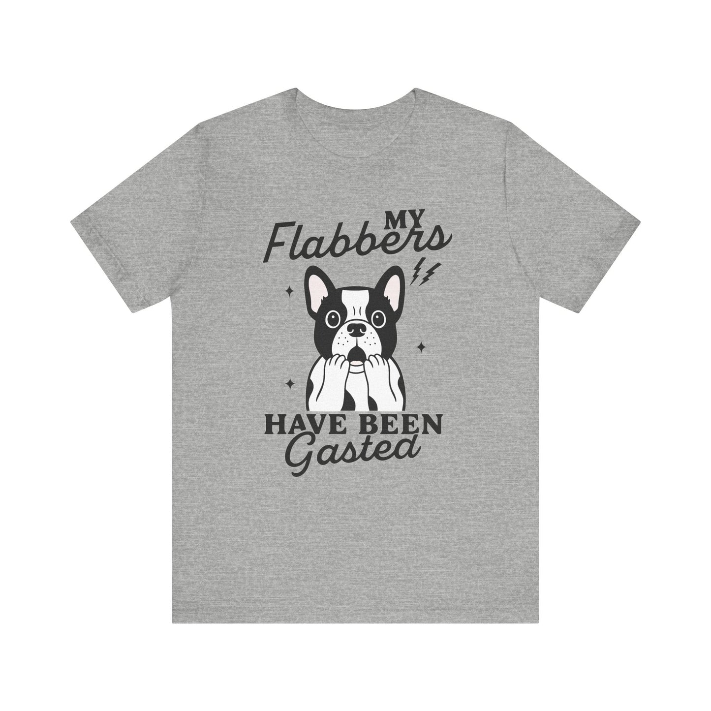 Piebald Frenchie Flabbergasted Tshirt