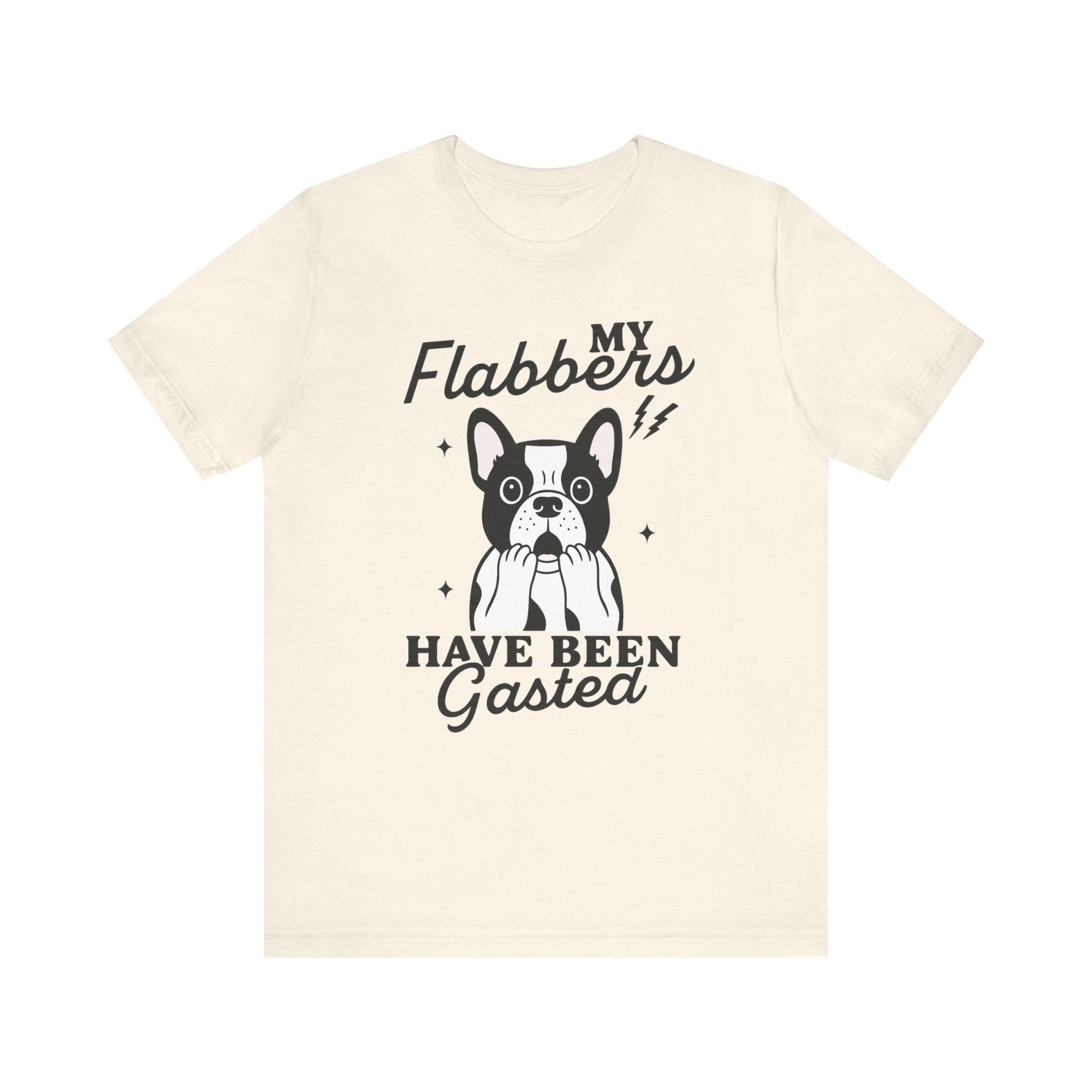 Piebald Frenchie Flabbergasted Tshirt