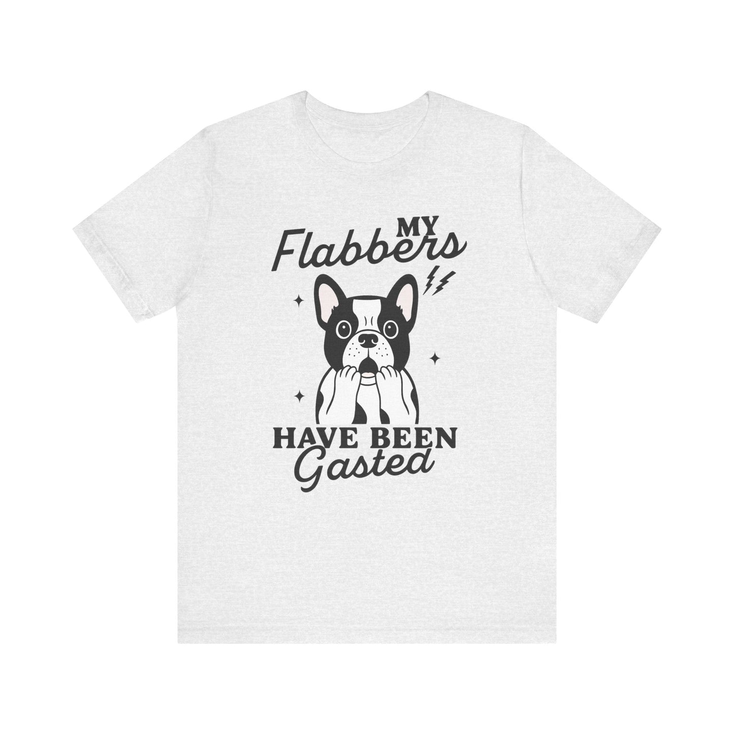Piebald Frenchie Flabbergasted Tshirt