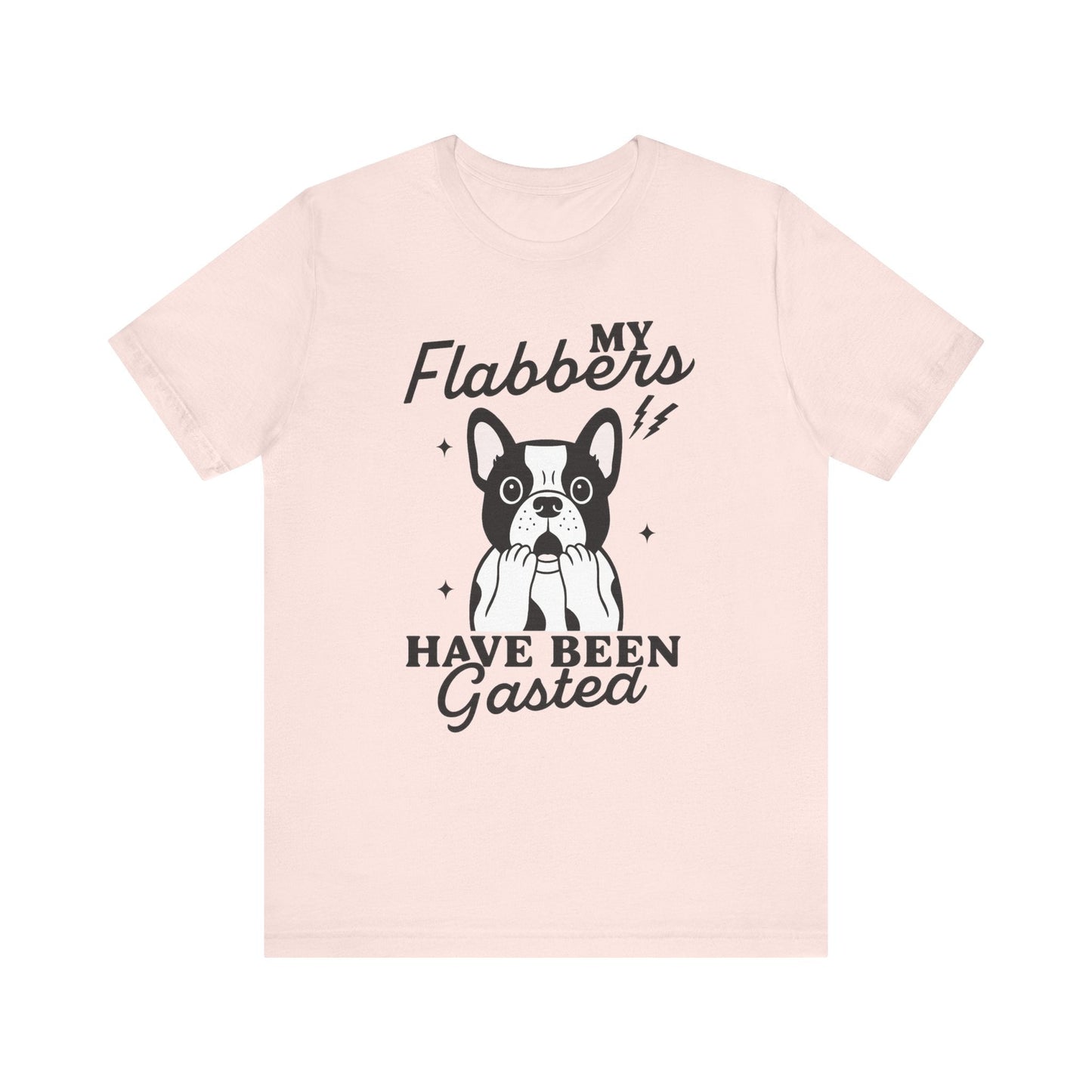 Piebald Frenchie Flabbergasted Tshirt