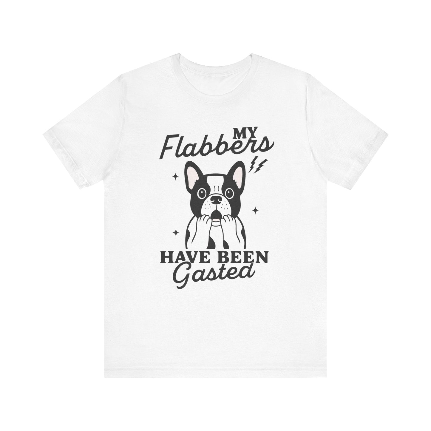 Piebald Frenchie Flabbergasted Tshirt