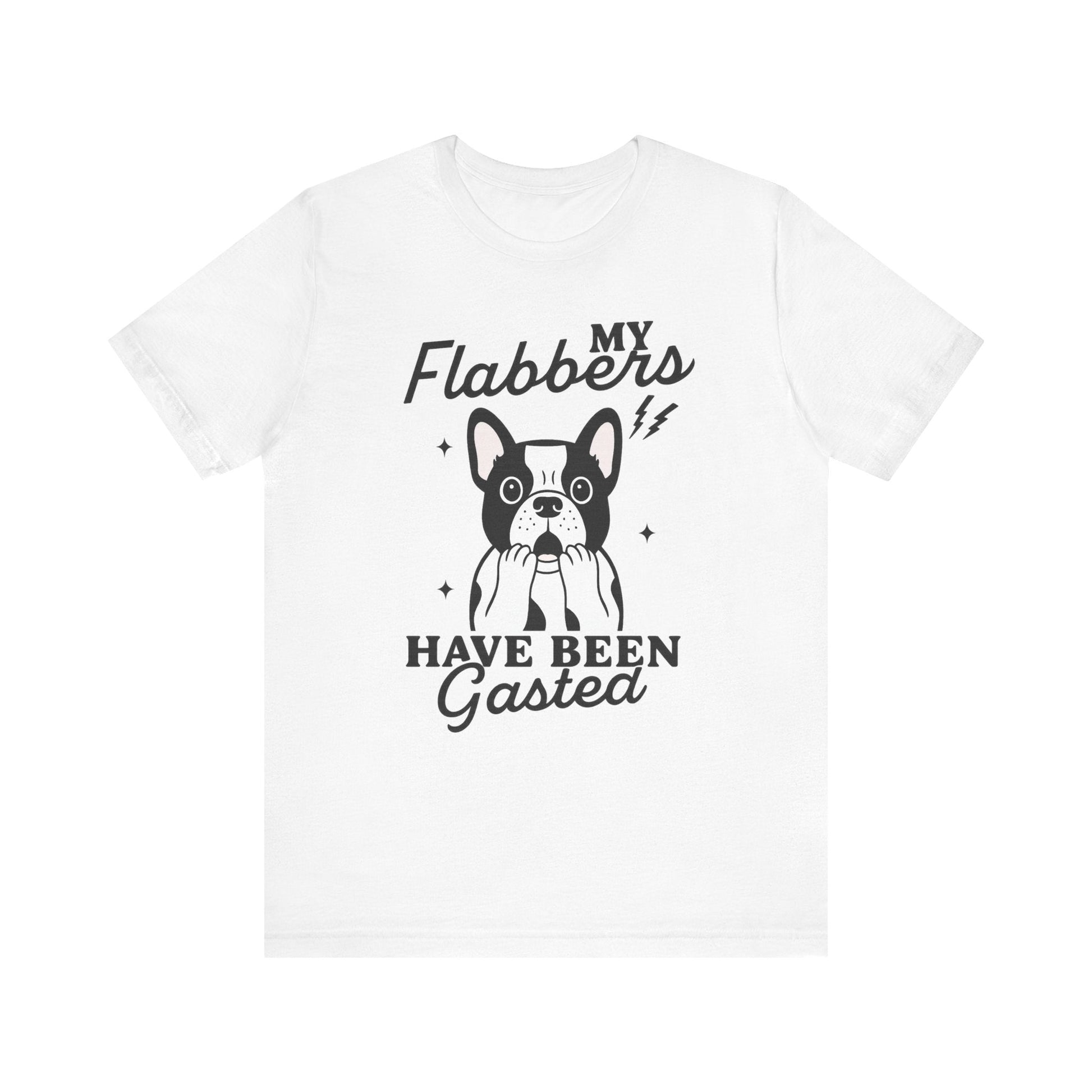 Piebald Frenchie Flabbergasted Tshirt