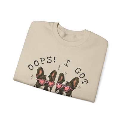Piebald Frenchie Oops Sweatshirt