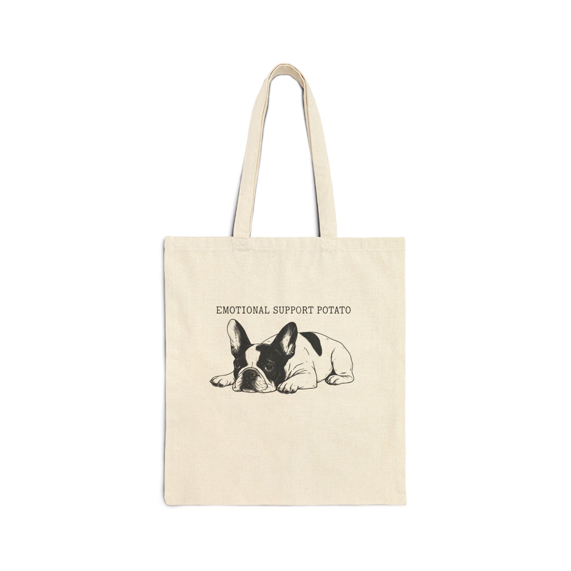Piebald Frenchie Potato Tote Bag