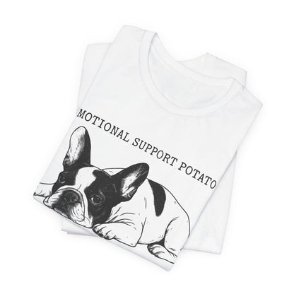 Piebald Frenchie Potato TShirt
