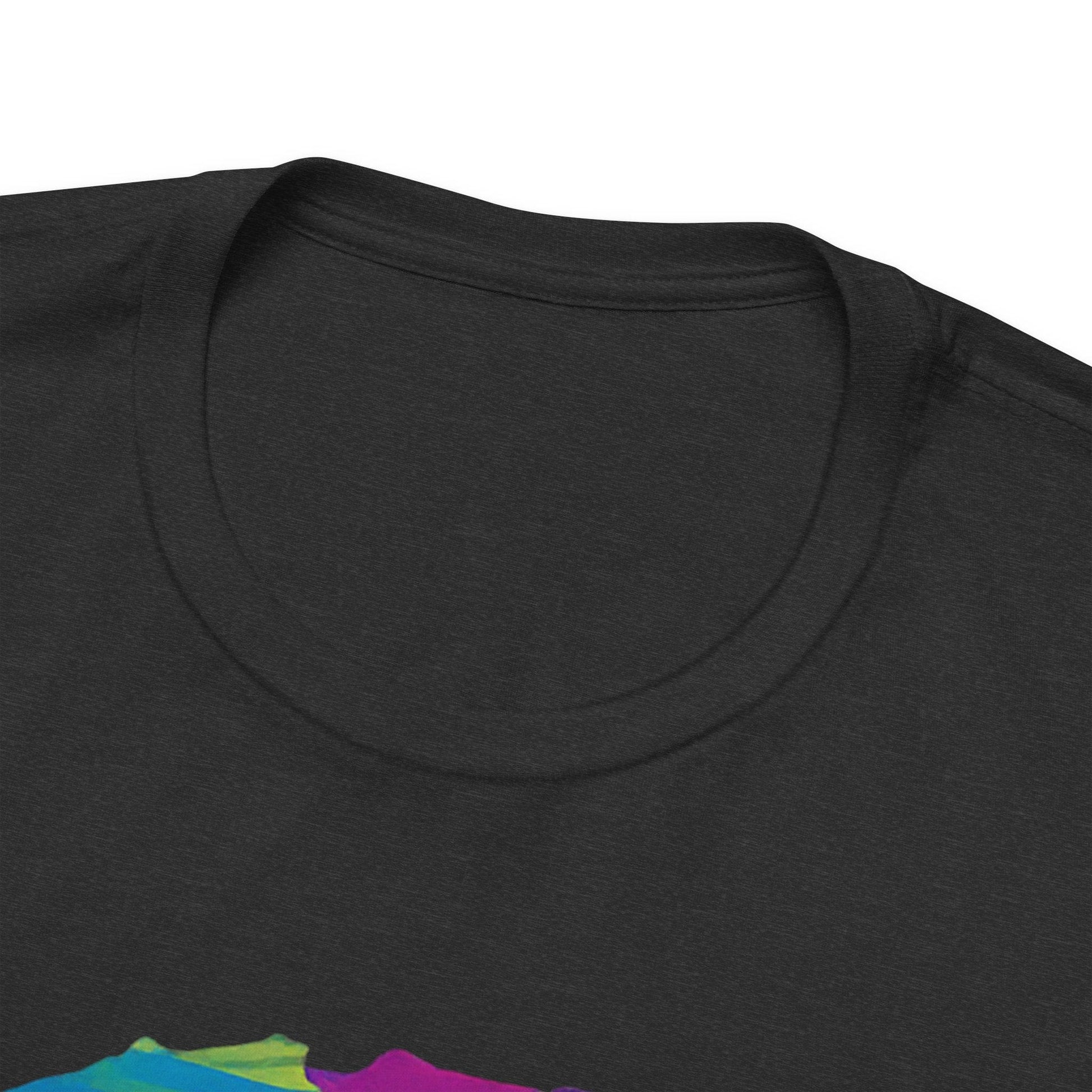 Piebald Frenchie Retro Neon Tshirt