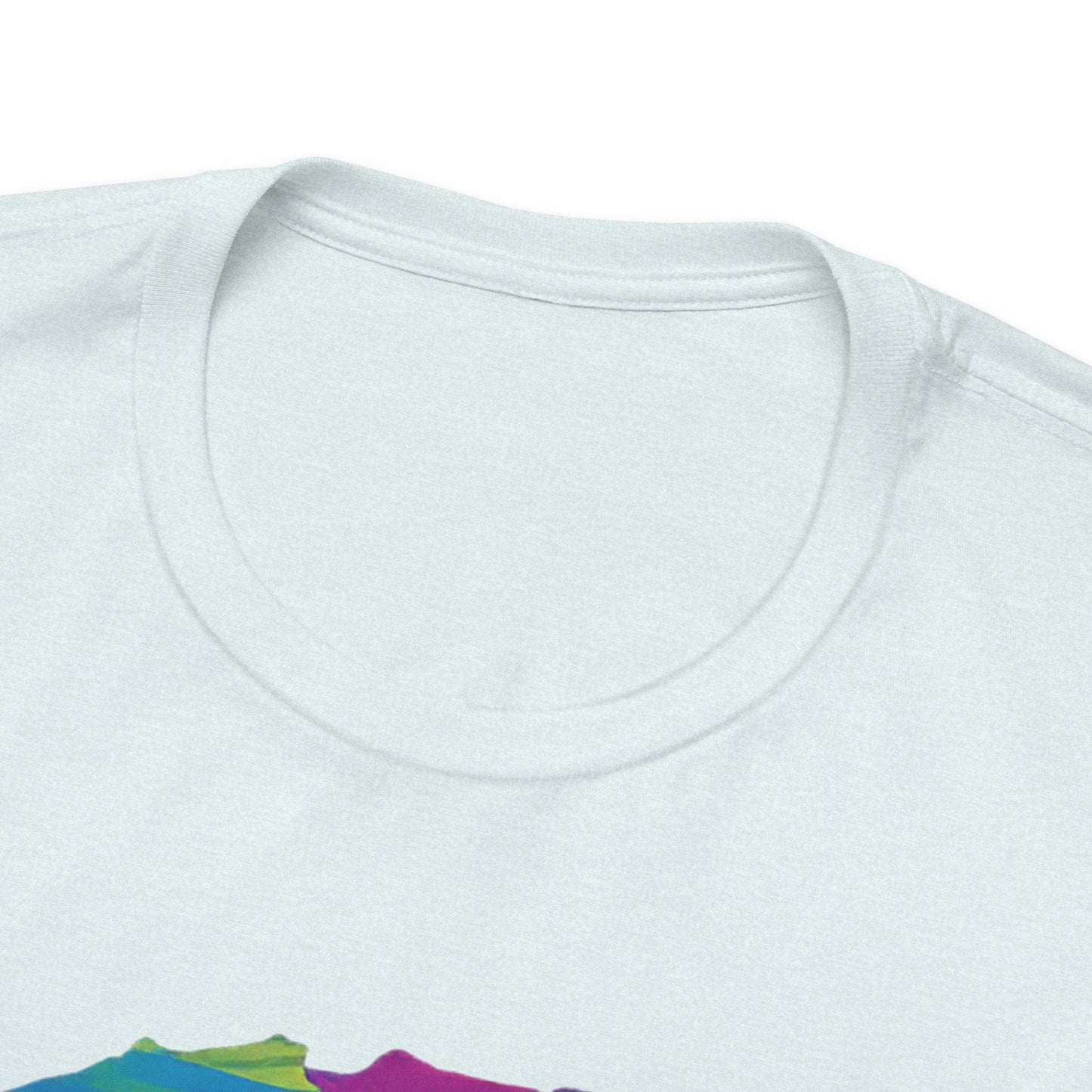 Piebald Frenchie Retro Neon Tshirt