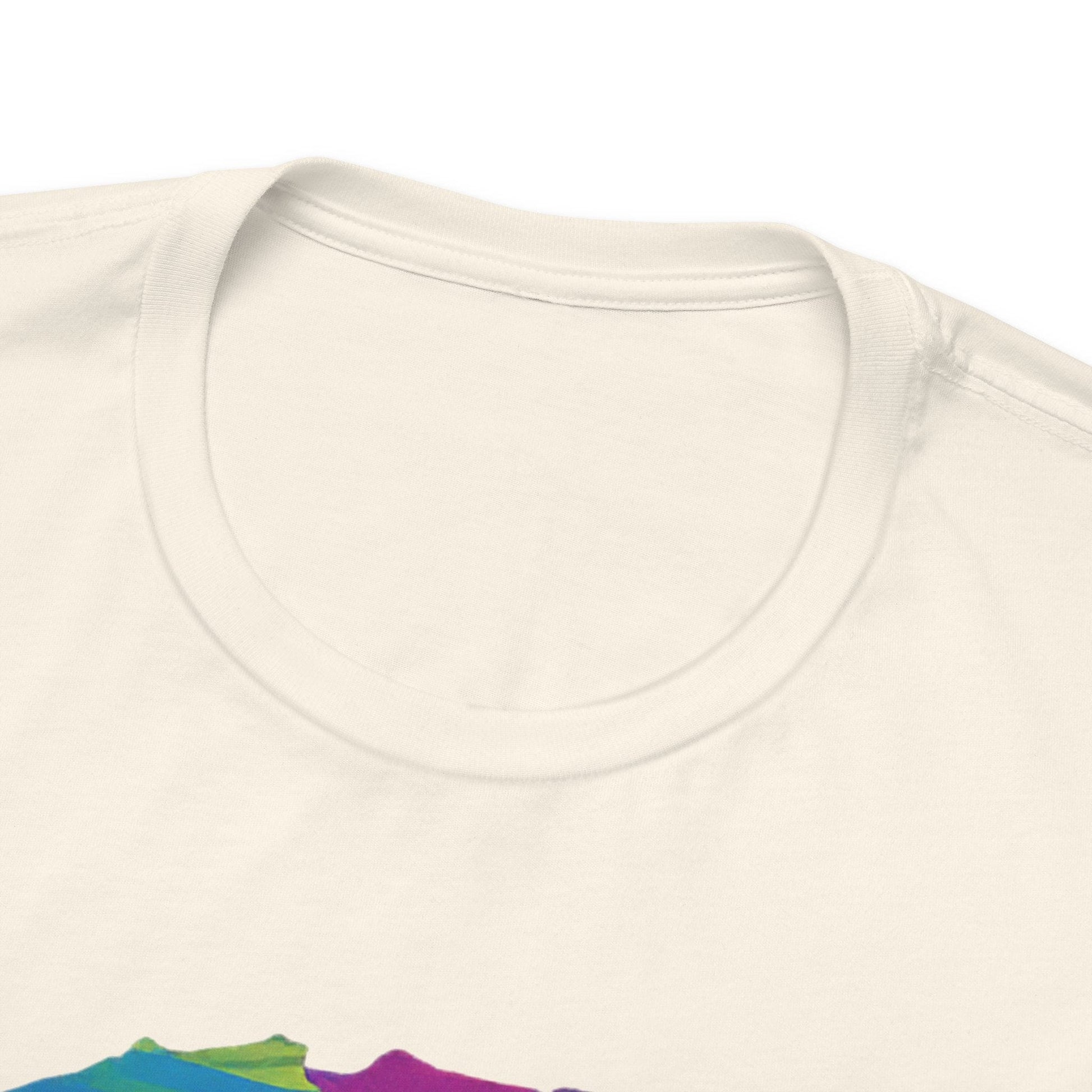 Piebald Frenchie Retro Neon Tshirt