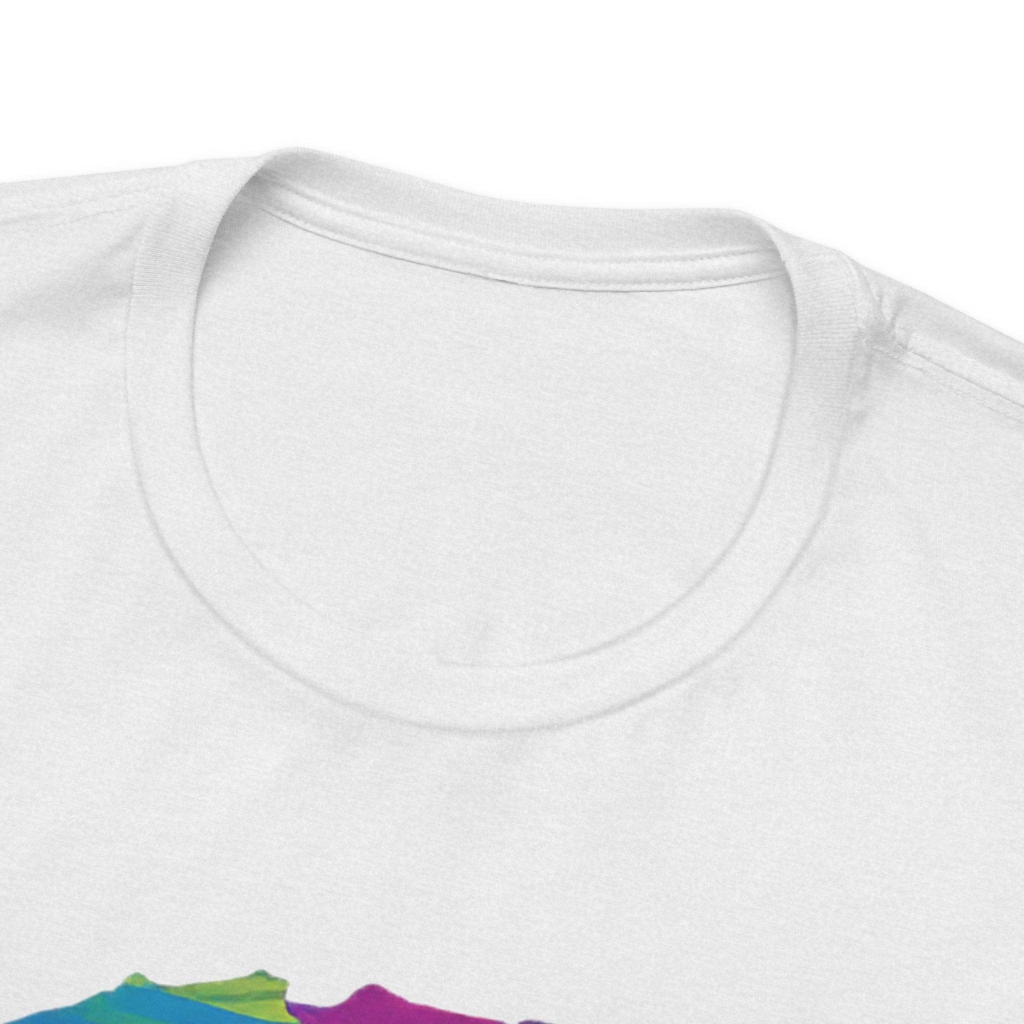 Piebald Frenchie Retro Neon Tshirt