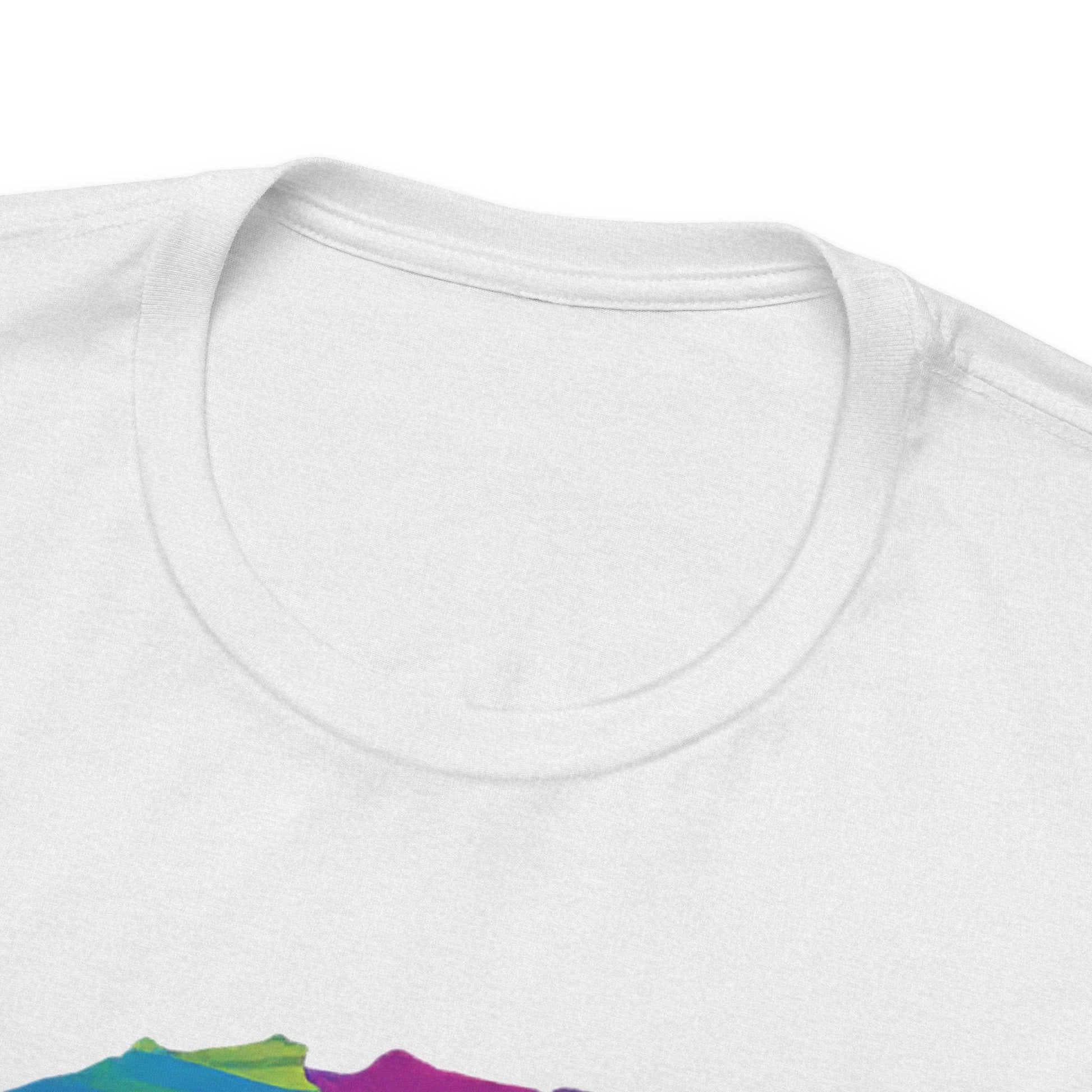 Piebald Frenchie Retro Neon Tshirt