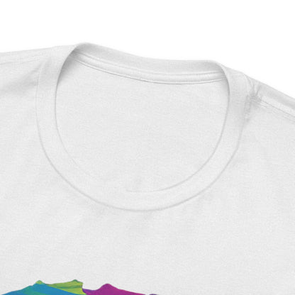 Piebald Frenchie Retro Neon Tshirt