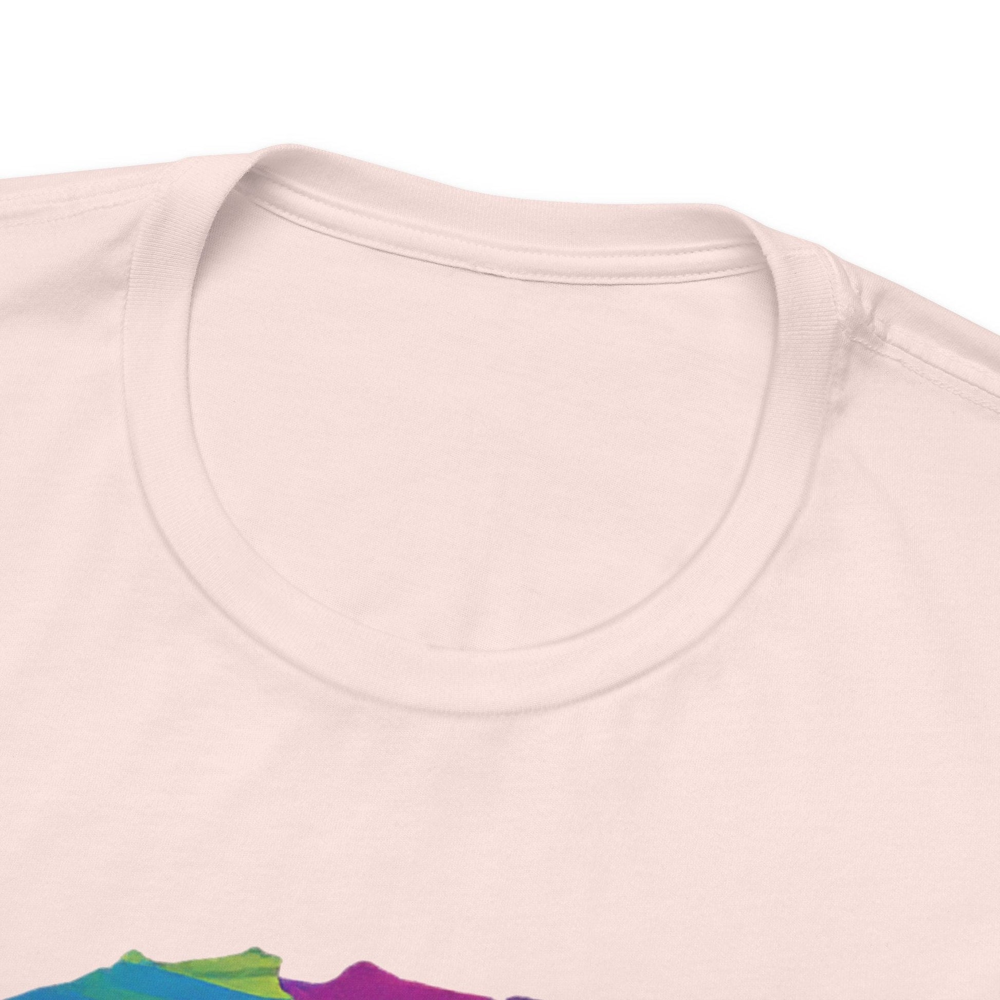 Piebald Frenchie Retro Neon Tshirt