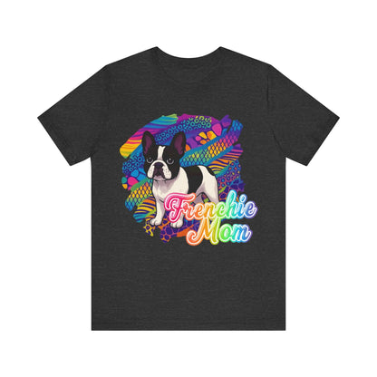 Piebald Frenchie Retro Neon Tshirt