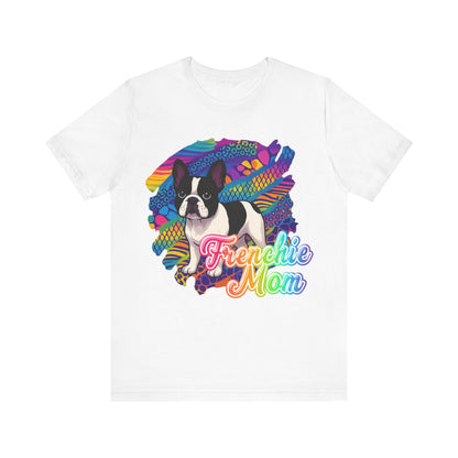 Piebald Frenchie Retro Neon Tshirt