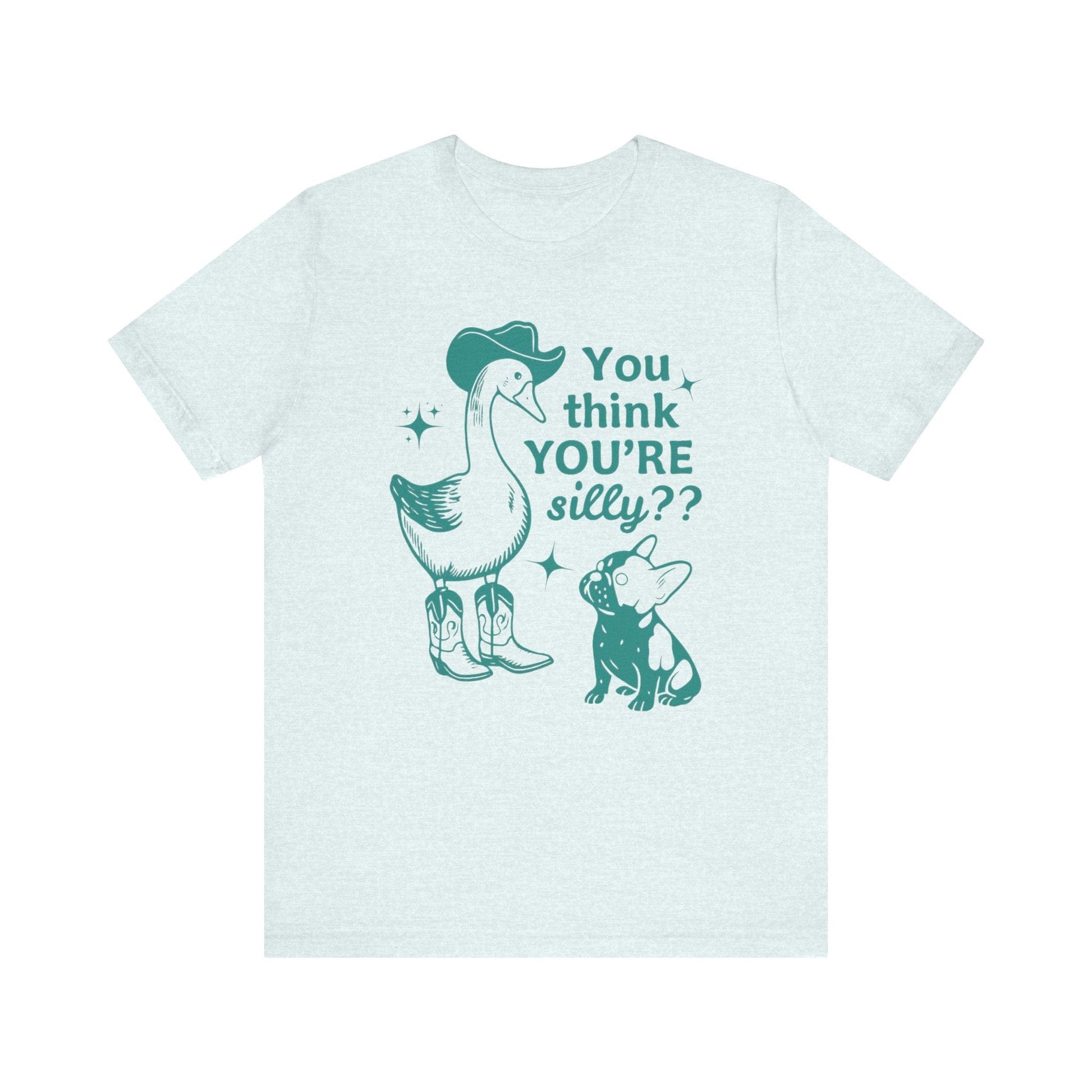 Piebald Frenchie Silly Goose Tshirt