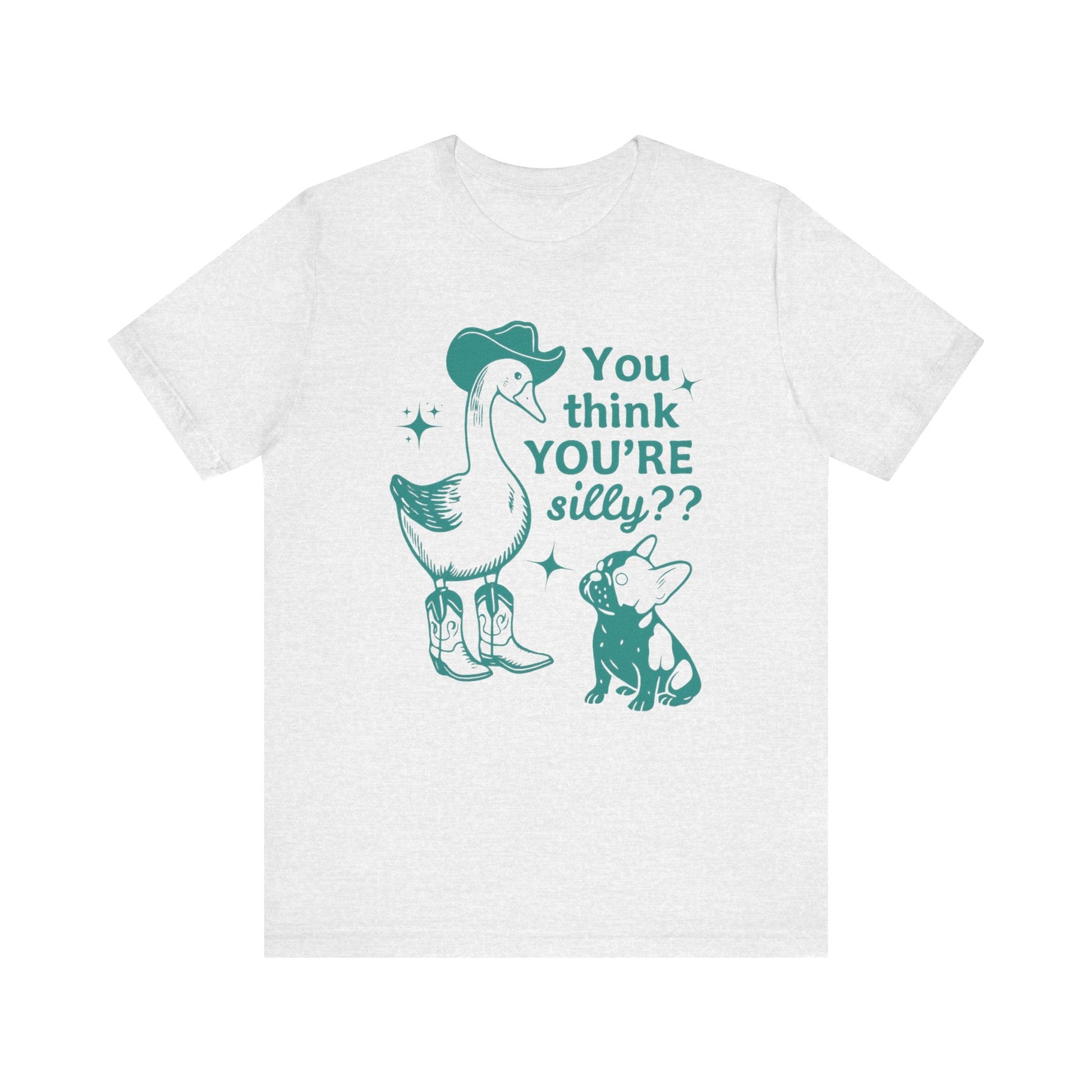 Piebald Frenchie Silly Goose Tshirt