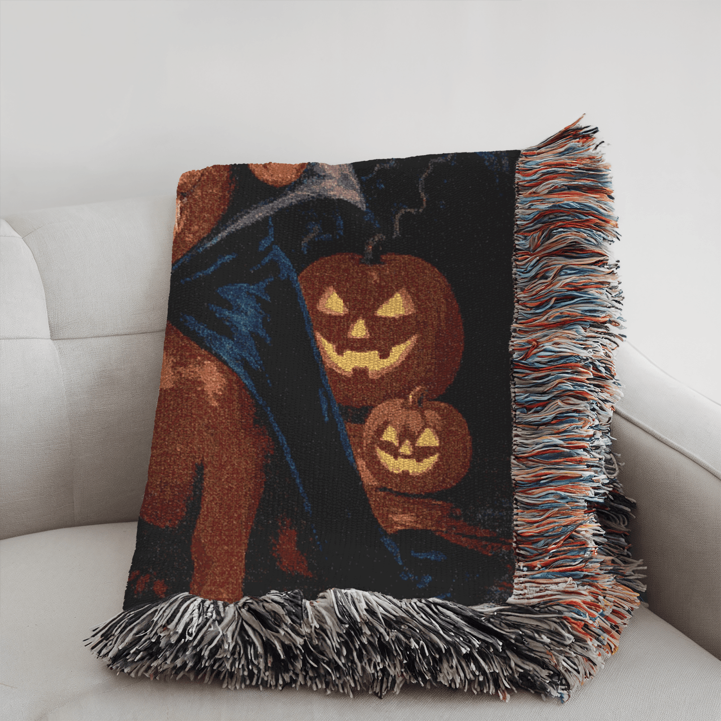 Printify Blanket Red Dachshund Halloween Woven Blanket