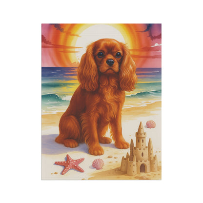 Ruby Cavalier Beach Garden Flag