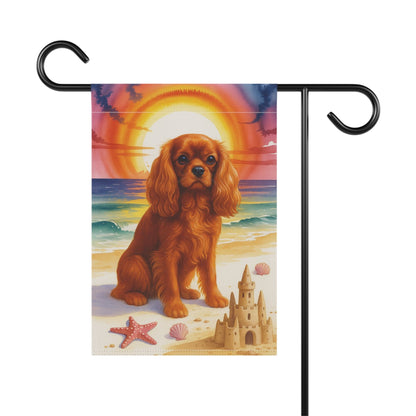Ruby Cavalier Beach Garden Flag