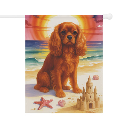 Ruby Cavalier Beach Garden Flag