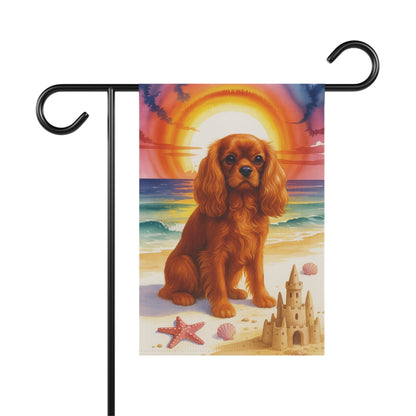 Ruby Cavalier Beach Garden Flag