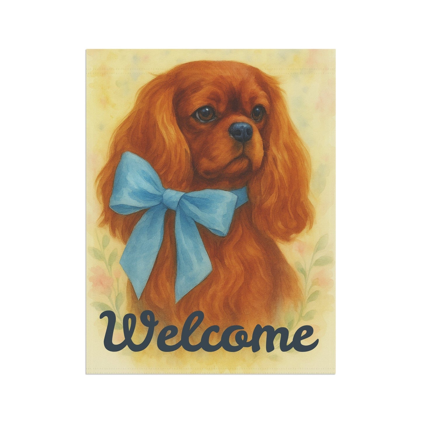 Ruby Cavalier Blue Coquette Garden Flag