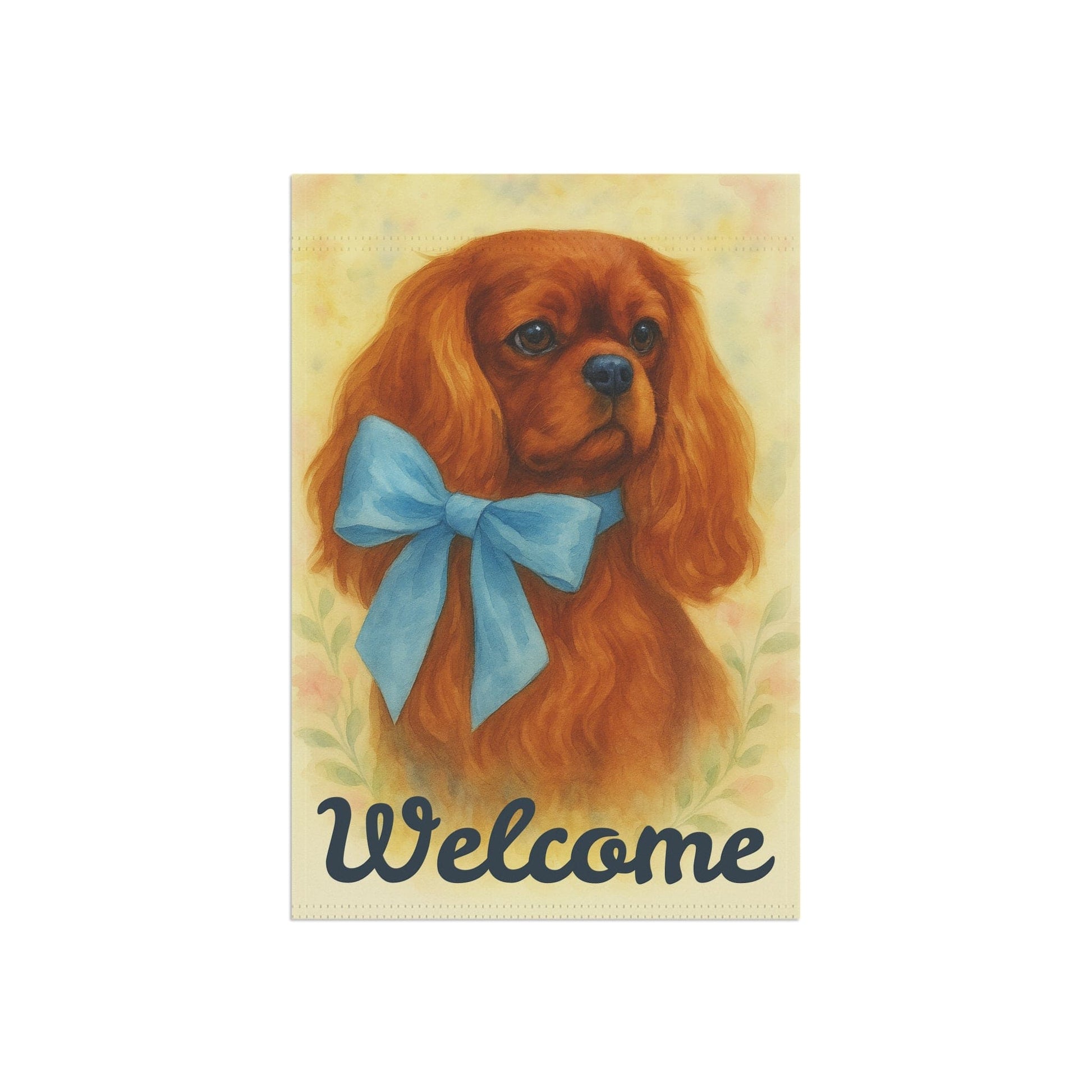 Ruby Cavalier Blue Coquette Garden Flag