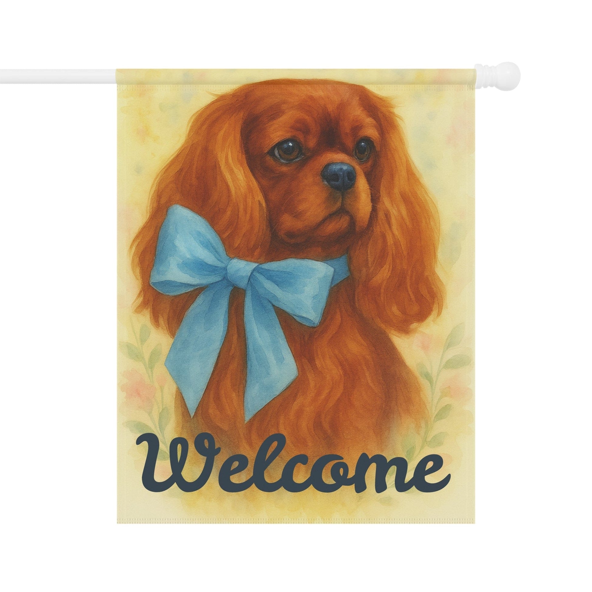 Ruby Cavalier Blue Coquette Garden Flag