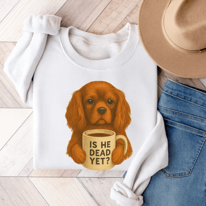 Ruby Cavalier Dead Yet Sweatshirt White