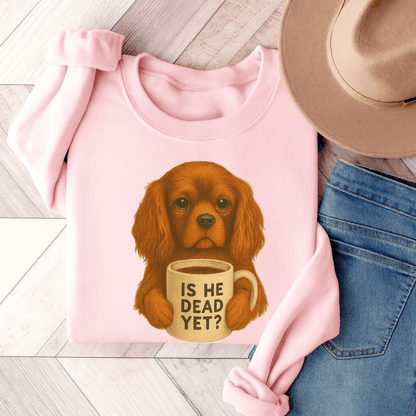 Ruby Cavalier Dead Yet Sweatshirt Light Pink